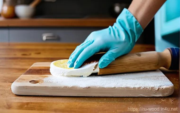 목재 곰팡이 제거법 - **Prompt:** A discerning person, appearing to be in their late 20s, with a thoughtful expression, me...